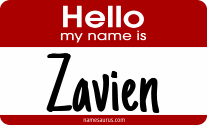 Hello my name is Zavien png download