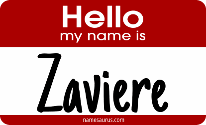Hello my name is Zaviere png download