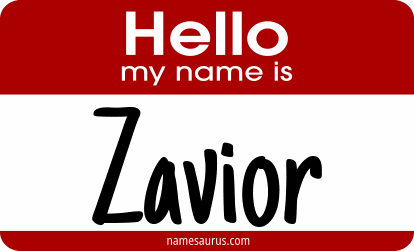 Hello my name is Zavior png download