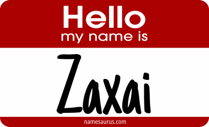 Hello my name is Zaxai png download