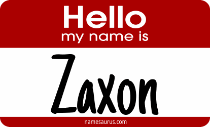 Hello my name is Zaxon png download
