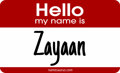 Hello my name is Zayaan png download