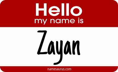 Hello my name is Zayan png download