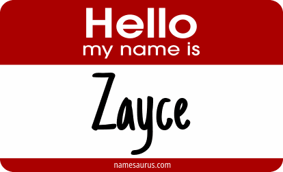 Hello my name is Zayce png download
