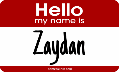 Hello my name is Zaydan png download