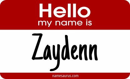 Hello my name is Zaydenn png download