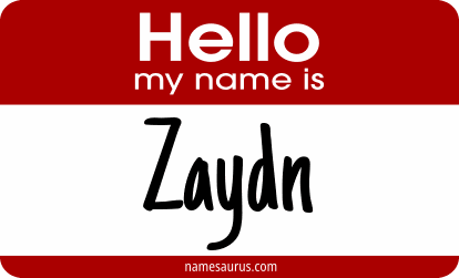 Hello my name is Zaydn png download
