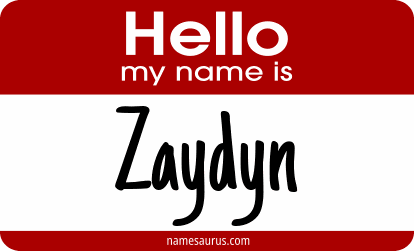 Hello my name is Zaydyn png download