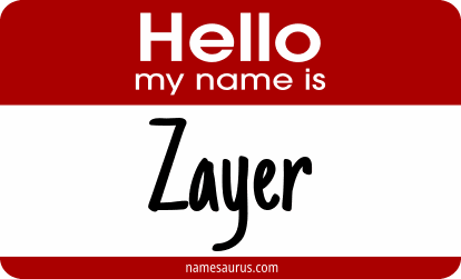 Hello my name is Zayer png download