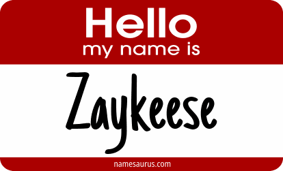 Hello my name is Zaykeese png download