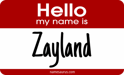 Hello my name is Zayland png download