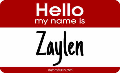 Hello my name is Zaylen png download