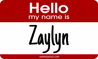 Hello my name is Zaylyn png download