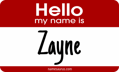 Hello my name is Zayne png download