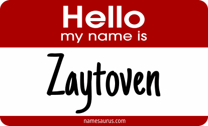 Hello my name is Zaytoven png download