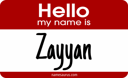 Hello my name is Zayyan png download