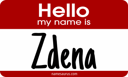 Hello my name is Zdena png download