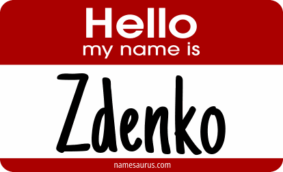 Hello my name is Zdenko png download