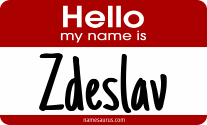 Hello my name is Zdeslav png download