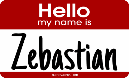 Hello my name is Zebastian png download