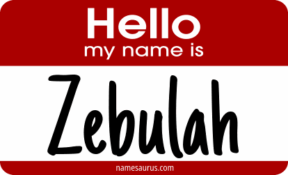 Hello my name is Zebulah png download