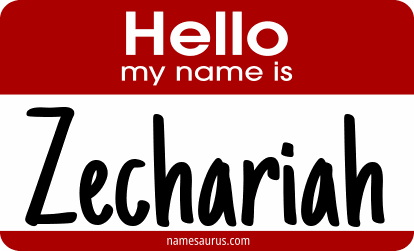 Hello my name is Zechariah png download