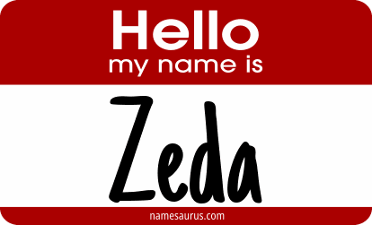 Hello my name is Zeda png download