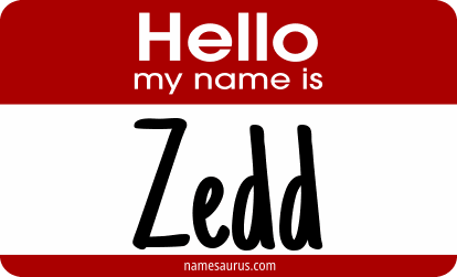 Hello my name is Zedd png download