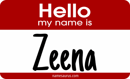 Hello my name is Zeena png download