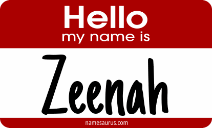 Hello my name is Zeenah png download