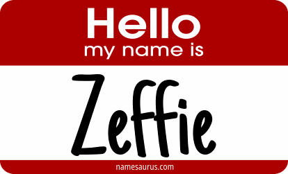 Hello my name is Zeffie png download
