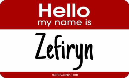 Hello my name is Zefiryn png download