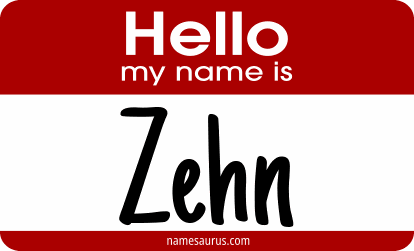 Hello my name is Zehn png download