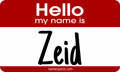 Hello my name is Zeid png download