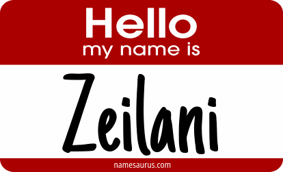 Hello my name is Zeilani png download