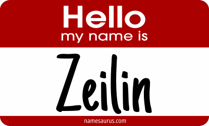 Hello my name is Zeilin png download