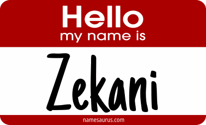 Hello my name is Zekani png download