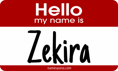 Hello my name is Zekira png download