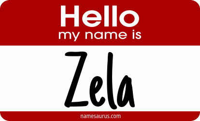 Hello my name is Zela png download