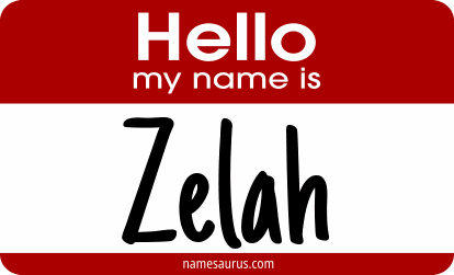 Hello my name is Zelah png download