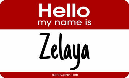 Hello my name is Zelaya png download