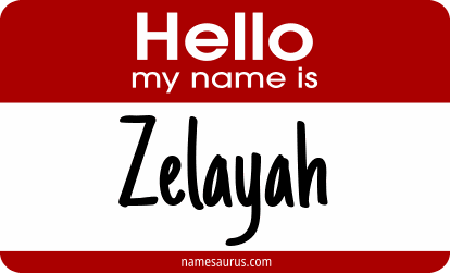 Hello my name is Zelayah png download
