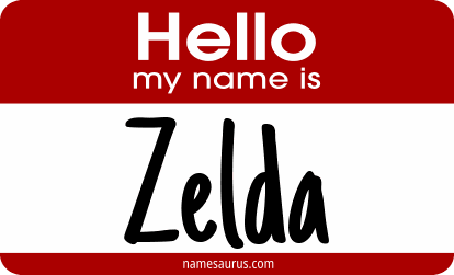 Hello my name is Zelda png download