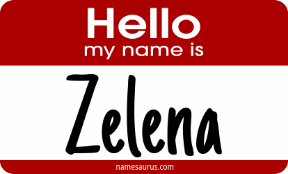 Hello my name is Zelena png download