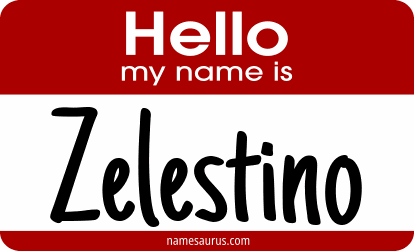 Hello my name is Zelestino png download
