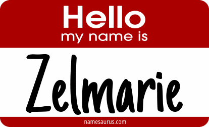 Hello my name is Zelmarie png download