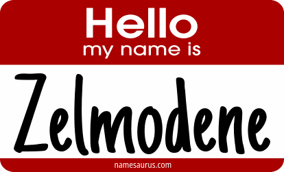 Hello my name is Zelmodene png download