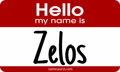 Hello my name is Zelos png download