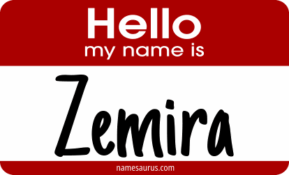 Hello my name is Zemira png download