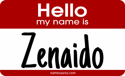 Hello my name is Zenaido png download